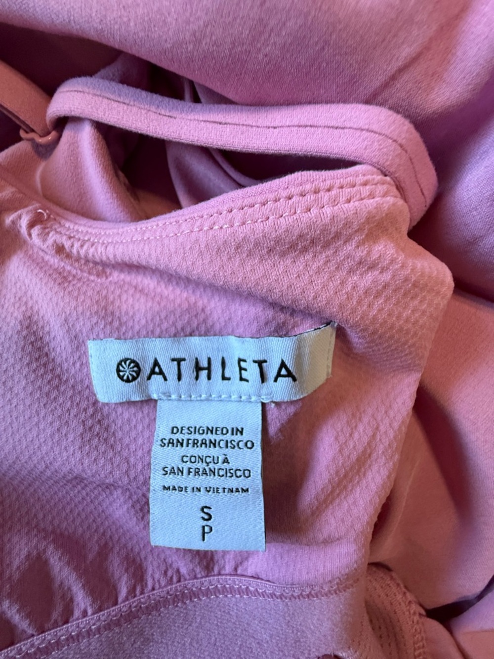 Athleta Lavender-Pink V‑Neck Midi Dress - Picture 6 of 7
